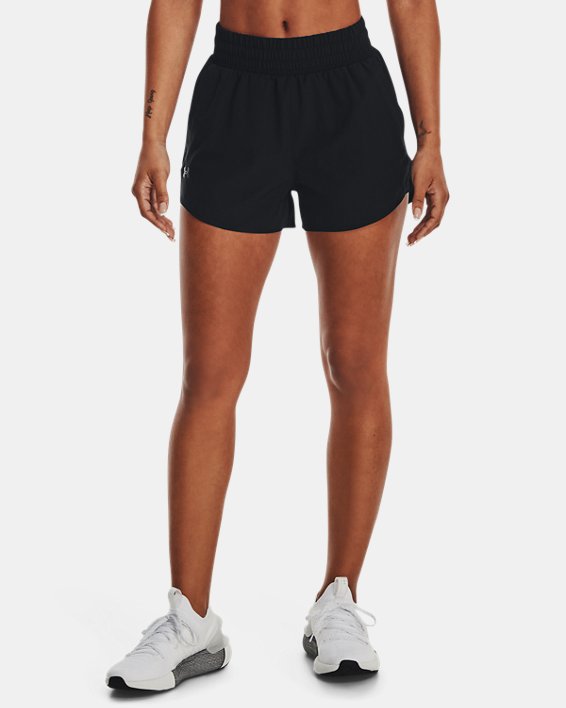Women's UA Flex Woven 3" Shorts, Black, pdpMainDesktop image number 0